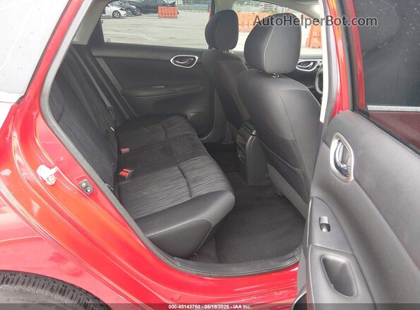 3N1AB7AP8HY336860 2017 NISSAN SENTRA Red Widok naklejki z numerem VIN