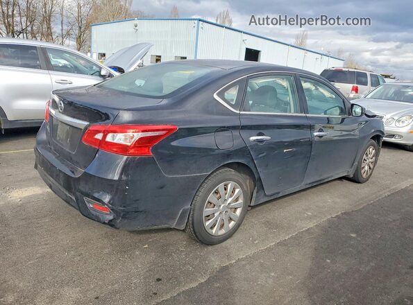 3N1AB7AP8HY371396 2017 NISSAN SENTRA Black უკანა მარჯვენა