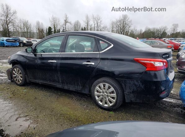 3N1AB7AP8HY371396 2017 NISSAN SENTRA Black უკანა მარცხენა