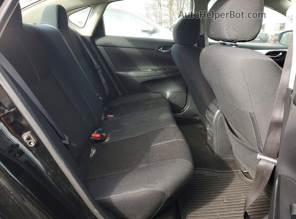 3N1AB7AP8HY371396 2017 NISSAN SENTRA Black უკანა სავარძლების ხედი