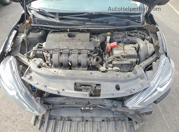 3N1AB7AP8HY371396 2017 NISSAN SENTRA Black უკანა სალონის ხედი