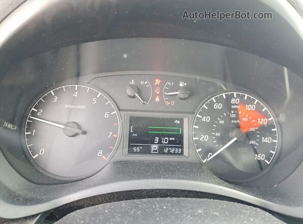3N1AB7AP8HY371396 2017 NISSAN SENTRA Black ხელსაწყოთა პანელის ხედი