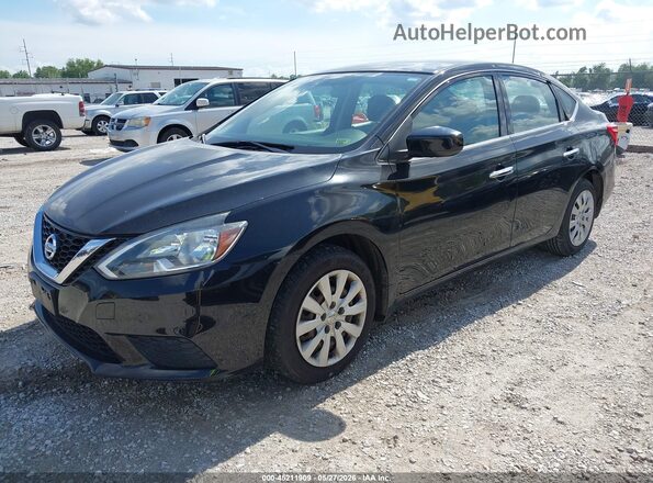 3N1AB7AP8HY403604 2017 NISSAN SENTRA Black Vista tres cuartos delantera izquierda