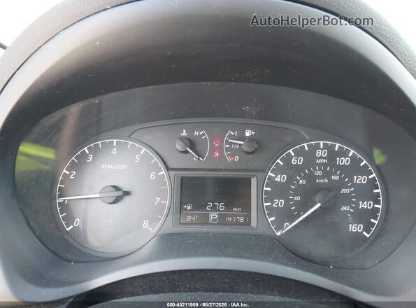 3N1AB7AP8HY403604 2017 NISSAN SENTRA Black Vista de los asientos traseros