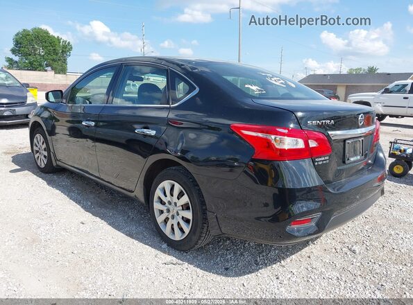 3N1AB7AP8HY403604 2017 NISSAN SENTRA Black Trasero izquierdo