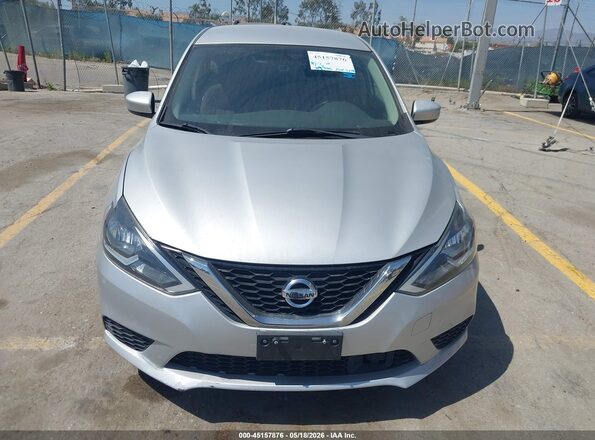 3N1AB7AP8JL628382 2018 NISSAN SENTRA Silver Սարքավորումների վահանակի տեսք