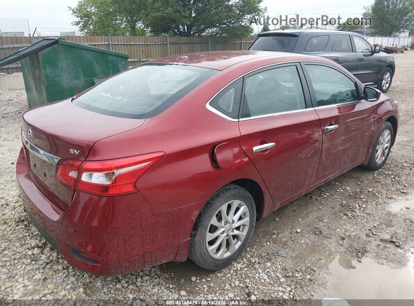 3N1AB7AP8JY265701 2018 NISSAN SENTRA Red 