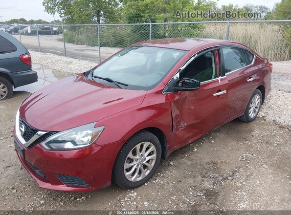 3N1AB7AP8JY265701 2018 NISSAN SENTRA Red 