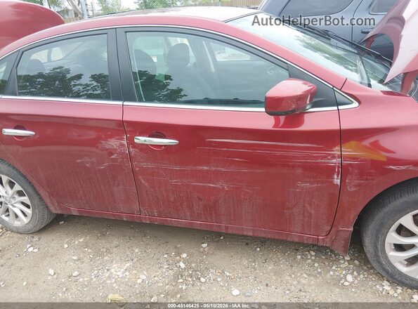 3N1AB7AP8JY265701 2018 NISSAN SENTRA Red 