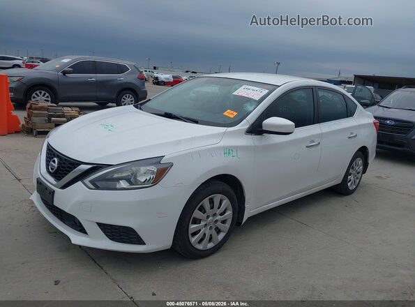 3N1AB7AP8JY319692 2018 NISSAN SENTRA White Vista tres cuartos delantera izquierda
