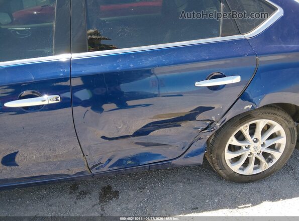3N1AB7AP8JY346987 2018 NISSAN SENTRA Blue Vista frontal