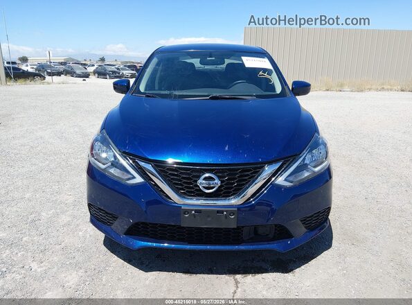 3N1AB7AP8JY346987 2018 NISSAN SENTRA Blue Vista del cuadro de instrumentos