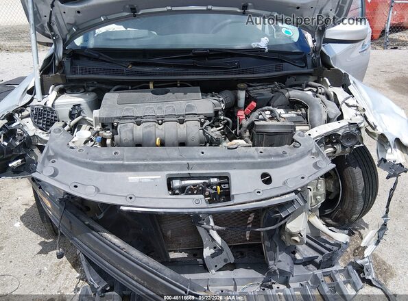 3N1AB7AP8KY211798 2019 NISSAN SENTRA Серебряный Вид сзади