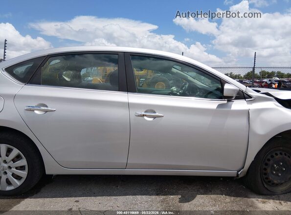 3N1AB7AP8KY211798 2019 NISSAN SENTRA Серебряный Панорамный вид салона 360°