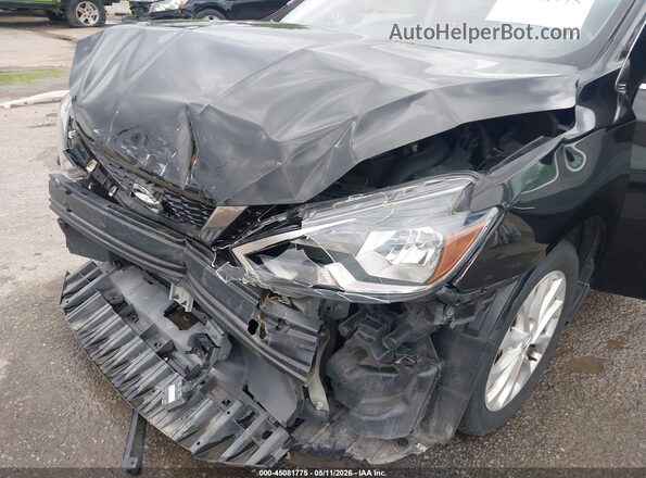 3N1AB7AP8KY218802 2019 NISSAN SENTRA Black Front view
