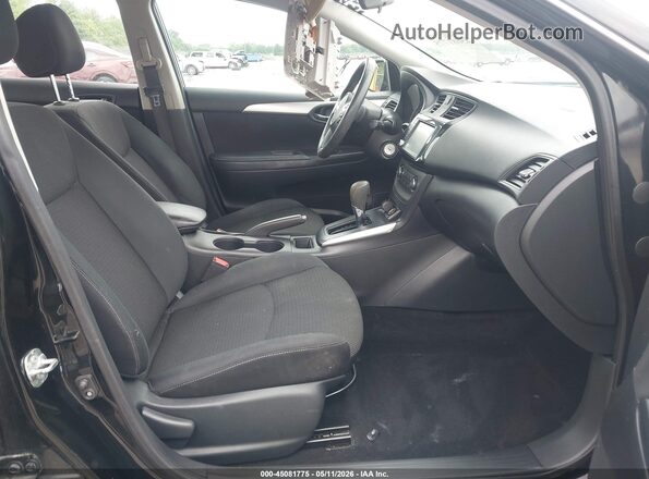 3N1AB7AP8KY218802 2019 NISSAN SENTRA Black Front interior view