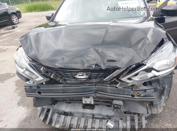 3N1AB7AP8KY218802 2019 NISSAN SENTRA Black Rear view