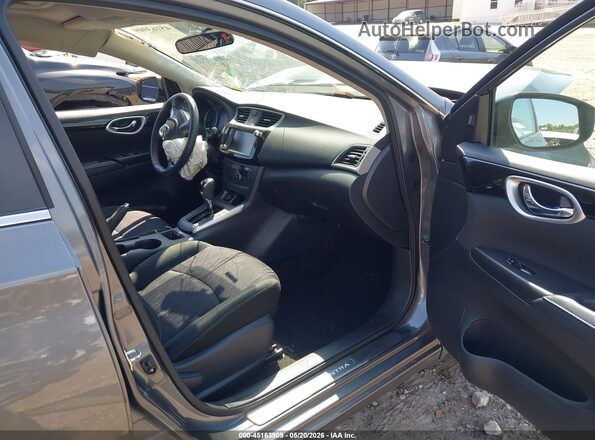 3N1AB7AP8KY329284 2019 NISSAN SENTRA Gray Սալոնի դիմացի տեսք