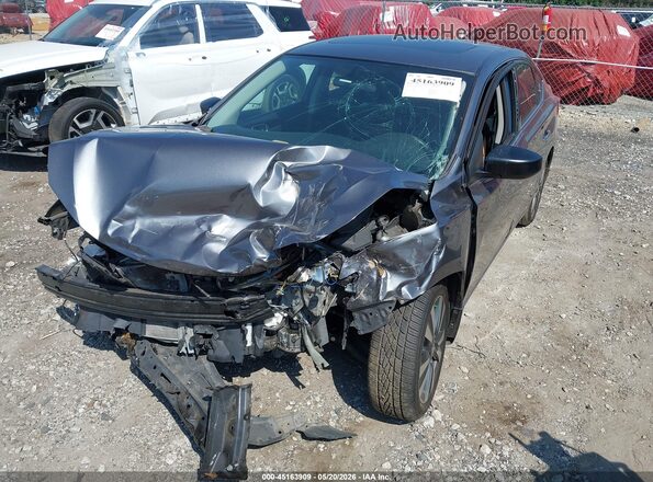 3N1AB7AP8KY329284 2019 NISSAN SENTRA Gray Դիմացի տեսք
