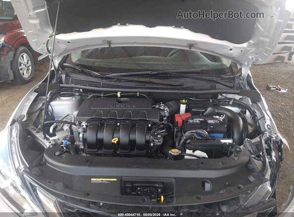 3N1AB7AP8KY349132 2019 NISSAN SENTRA Silver Widok z tyłu