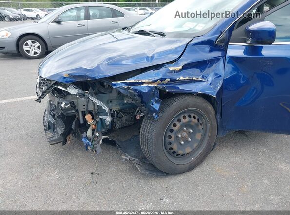 3N1AB7AP8KY381773 2019 NISSAN SENTRA Синий Вид спереди