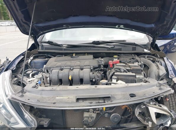 3N1AB7AP8KY381773 2019 NISSAN SENTRA Синий Вид сзади