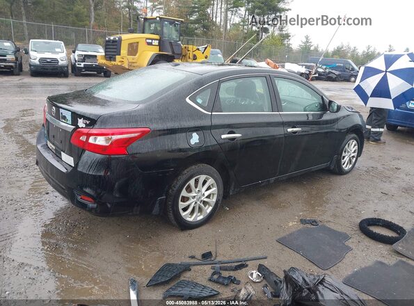 3N1AB7AP8KY405361 2019 NISSAN SENTRA Black Rear right