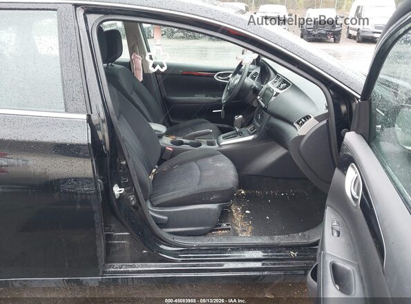 3N1AB7AP8KY405361 2019 NISSAN SENTRA Black Front interior view