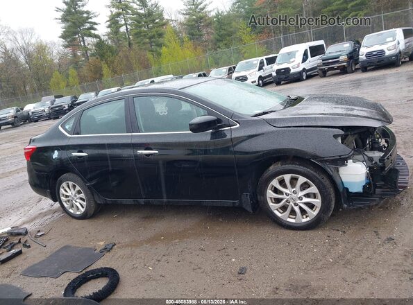 3N1AB7AP8KY405361 2019 NISSAN SENTRA Black 360 interior view
