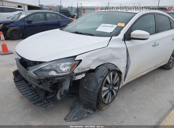 3N1AB7AP8KY433600 2019 NISSAN SENTRA White წინა ხედი