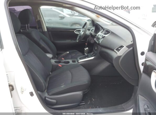3N1AB7AP8KY433600 2019 NISSAN SENTRA White წინა სალონის ხედი