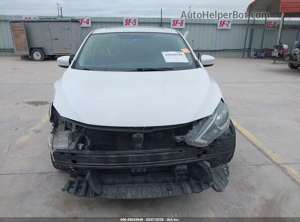 3N1AB7AP8KY433600 2019 NISSAN SENTRA White უკანა სალონის ხედი