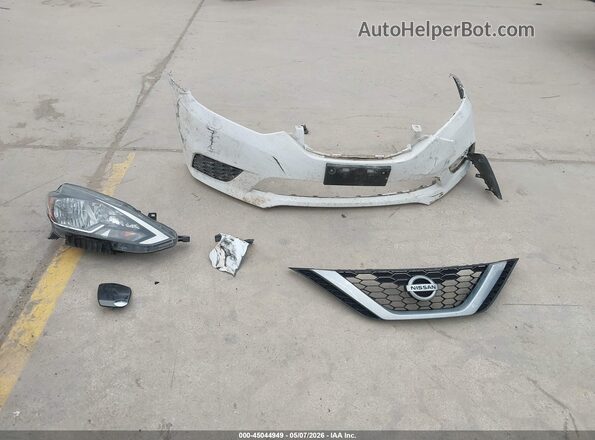 3N1AB7AP8KY433600 2019 NISSAN SENTRA White ხელსაწყოთა პანელის ხედი