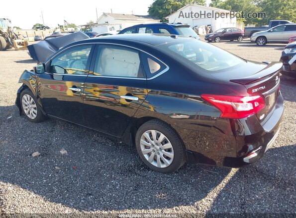3N1AB7AP9GL676577 2016 NISSAN SENTRA Black Հետևի ձախ