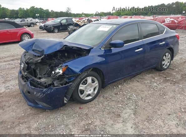3N1AB7AP9GY219898 2016 NISSAN SENTRA Blue Front left