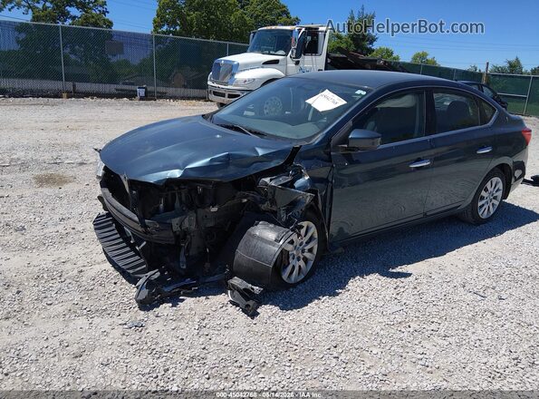 3N1AB7AP9GY308712 2016 NISSAN SENTRA Серый Передняя левая четверть