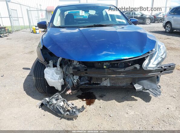 3N1AB7AP9HY319422 2017 NISSAN SENTRA Blue Vista frontal