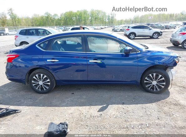 3N1AB7AP9HY319422 2017 NISSAN SENTRA Blue Vista interior trasera