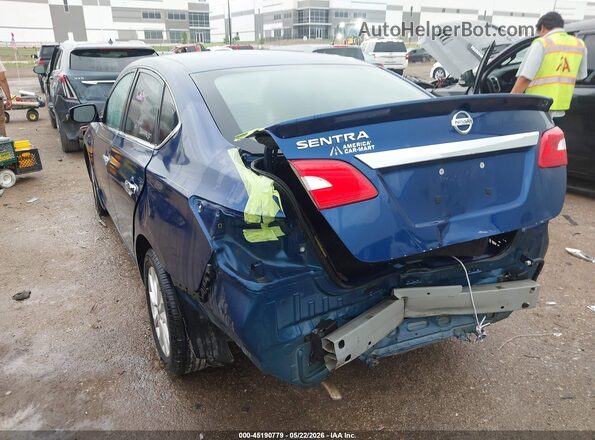3N1AB7AP9HY373612 2017 NISSAN SENTRA Blue Rear left