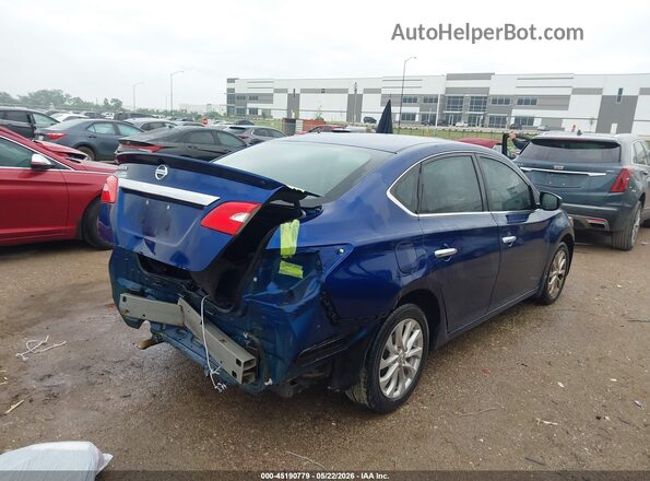 3N1AB7AP9HY373612 2017 NISSAN SENTRA Blue Rear right