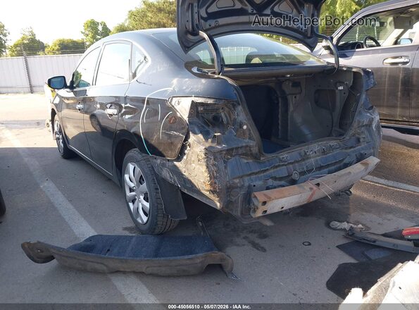 3N1AB7AP9HY394282 2017 NISSAN SENTRA Black Trasero izquierdo
