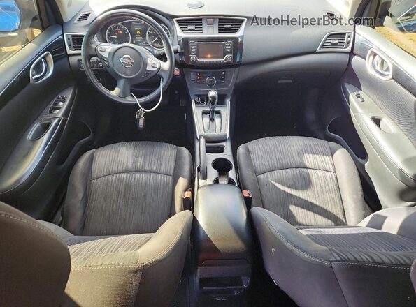 3N1AB7AP9JL630481 2018 NISSAN SENTRA Blue Dashboard view