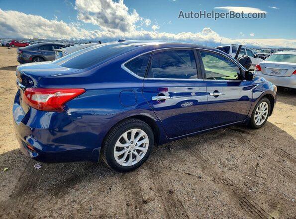 3N1AB7AP9JL630481 2018 NISSAN SENTRA Blue Rear right