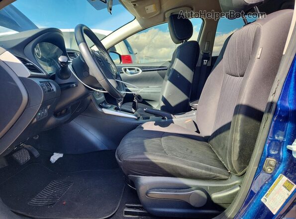 3N1AB7AP9JL630481 2018 NISSAN SENTRA Blue Front interior view