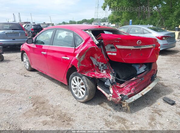 3N1AB7AP9JL640766 2018 NISSAN SENTRA Red Rear left
