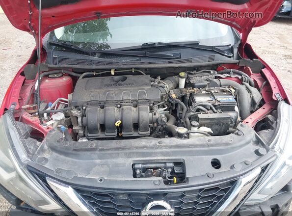 3N1AB7AP9JL640766 2018 NISSAN SENTRA Red Rear view