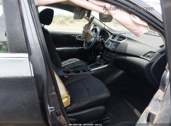 3N1AB7AP9JY230438 2018 NISSAN SENTRA Gray Widok wnętrza z przodu