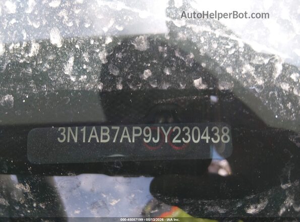 3N1AB7AP9JY230438 2018 NISSAN SENTRA Gray Widok komory silnika