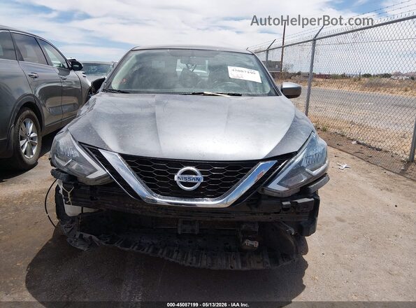 3N1AB7AP9JY230438 2018 NISSAN SENTRA Gray Widok wnętrza z tyłu
