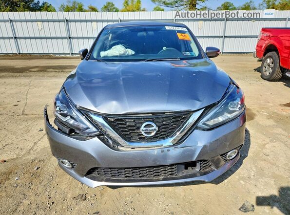 3N1AB7AP9JY266064 2018 NISSAN SENTRA Gray Դիմացի տեսք